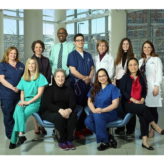 Photo of 11 Johns Hopkins Medicine nurses who were honored with Excellence in Nursing awards.